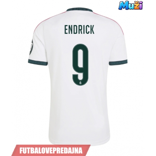 Lacne Muži Futbalové dres Real Madrid Endrick #9 2026-27 Krátky Rukáv - Domáci